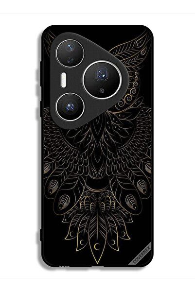 Covernex غطاء حماية لهاتف هواوي بيورا 80 برو بلس بتصميم بومة زهرية عصرية