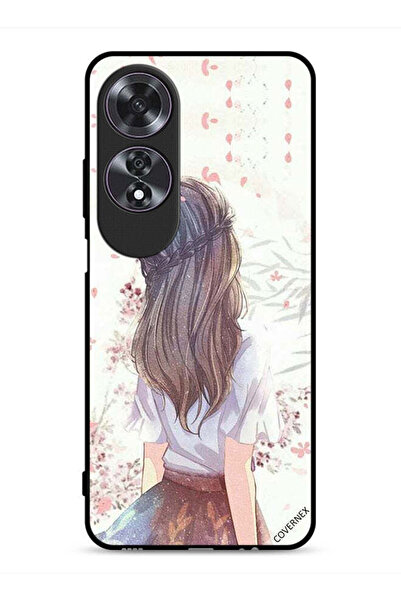 Covernex غطاء حماية لهاتف Oppo A60 بطبعة فتاة لطيفة في تفكير عميق