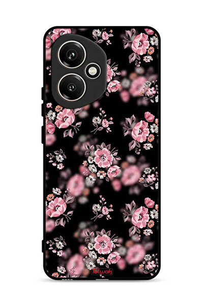 Tolwak غطاء حماية لهاتف Honor 400 بنقشة زهور بورتريه