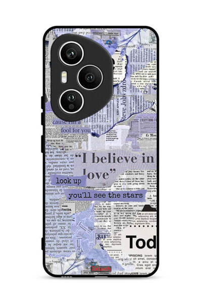 Tolwak غطاء حماية لهاتف Honor 400 Pro بنقشة صحيفة