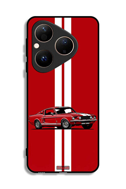 Tolwak Huawei Pura 80 Protective Case Cover Vintage Car Abstract Art
