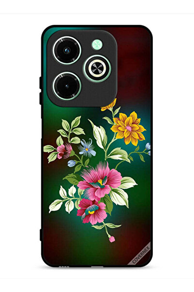 Covernex غطاء حماية لهاتف Infinix Hot 40i 4G بنقشة زهور عالية الدقة