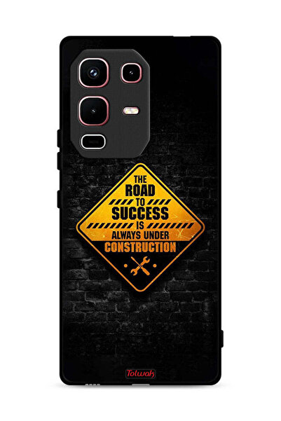 Tolwak غطاء حماية لهاتف Infinix Note 50s الطريق إلى النجاح دائمًا قيد الإنشاء