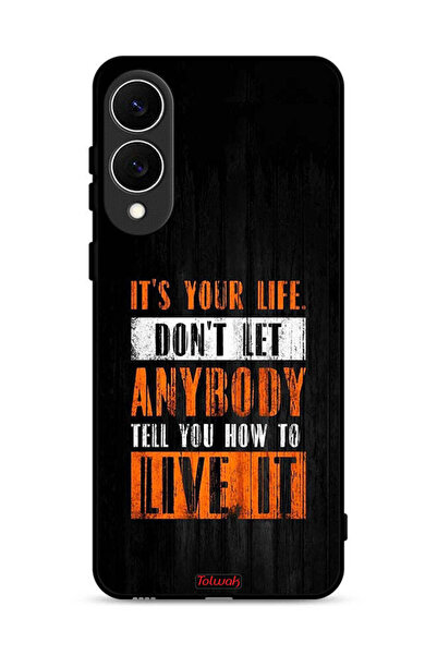 Tolwak غطاء حماية لهاتف Samsung Galaxy S25 Edge Its Your Life