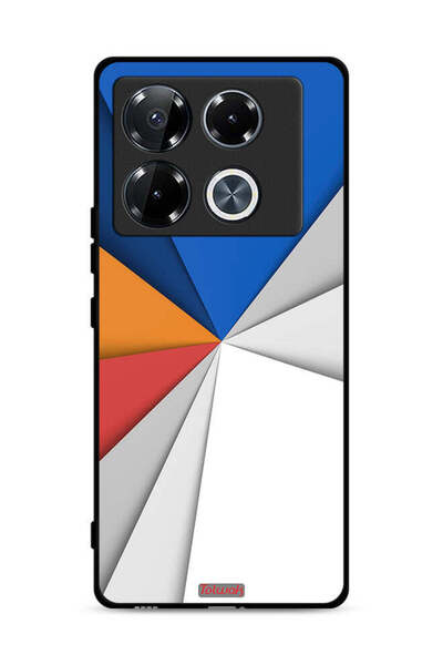 Tolwak Infinix Note 40 Pro Plus 5G Protective Case Cover Material Matches Abstract Art
