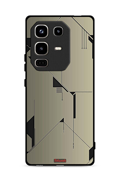 Tolwak غطاء حماية لهاتف Infinix Note 50 Pro 4G بتصميم فني تجريدي بسيط