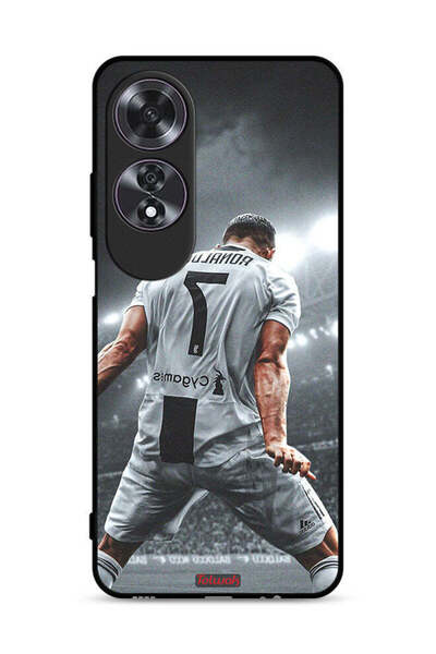 Tolwak غطاء حماية لهاتف Oppo A60 بطبعة احتفال كريستيانو رونالدو