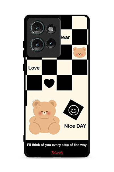 Tolwak غطاء حماية لهاتف موتورولا إيدج 50 - سأفكر فيك في كل خطوة على الطريق