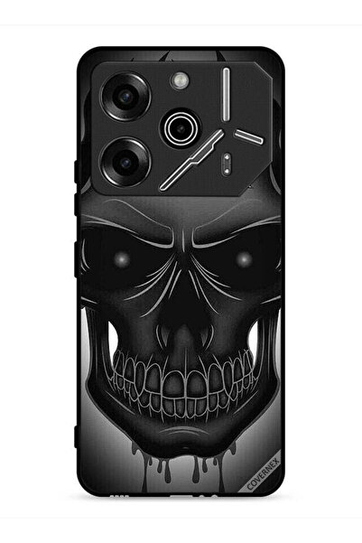 Covernex غطاء حماية لهاتف تكنو بوفا 6 برو 5G برسومات جمجمة