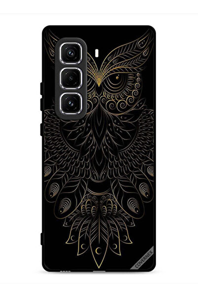 Covernex غطاء حماية لهاتف Infinix Hot 50 Pro 4G بتصميم بومة زهرية عصرية