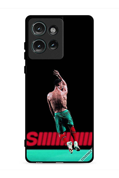 Covernex غطاء حماية لهاتف موتورولا إيدج 50 رونالدو في الهواء