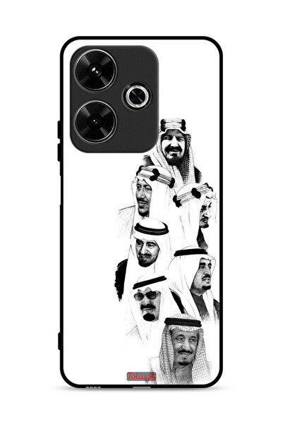 Tolwak Xiaomi Redmi 13 4G Protective Case Cover Saudi Kings Art B_W