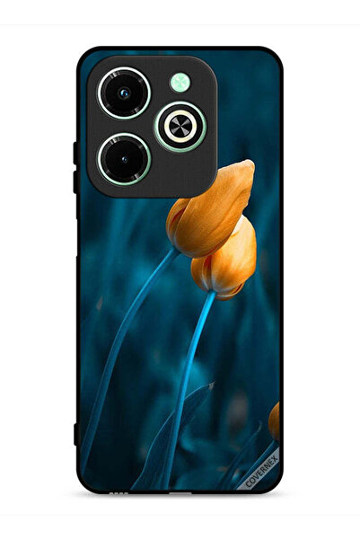 Covernex غطاء حماية لهاتف Infinix Hot 40i 4G بنقشة زهرتين لطيفتين
