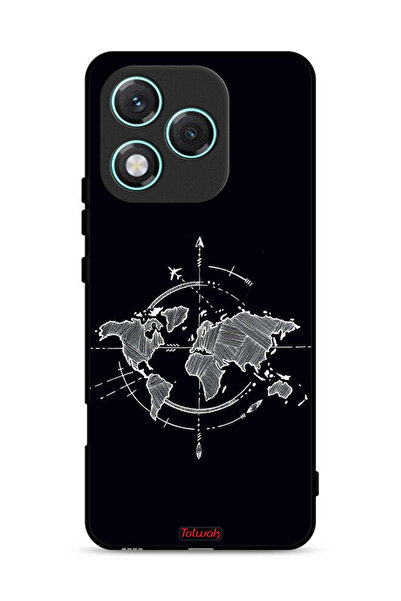 Tolwak غطاء حماية لهاتف Honor 400 Lite برسومات البوصلة