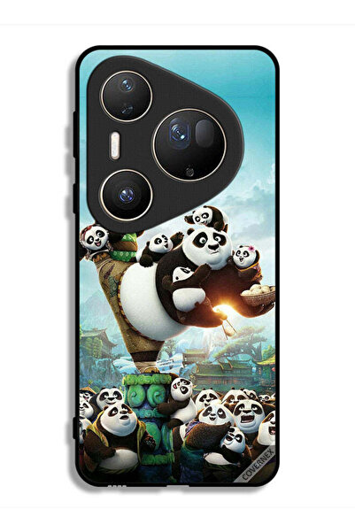 Covernex غطاء حماية فائق من هواوي بيورا 80 بتصميم باندا وأطفال