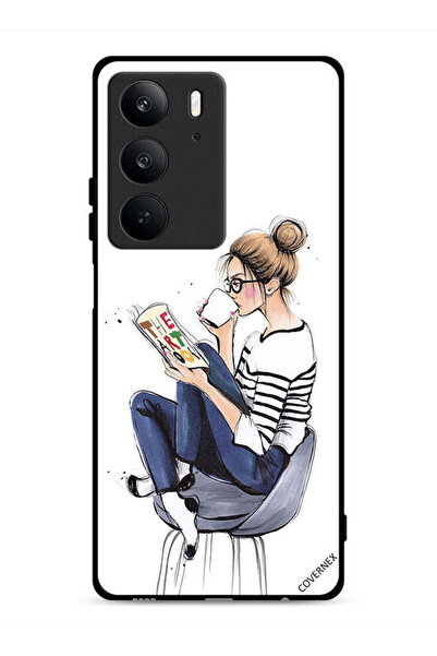 Covernex غطاء حماية لهاتف Realme C75 4G بطبعة كتاب قراءة الفن