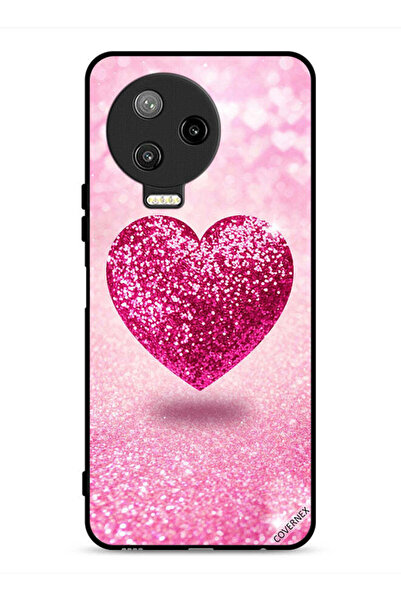 Covernex غطاء حماية لهاتف Infinix Note 12 Pro 4G بتصميم قلب لامع