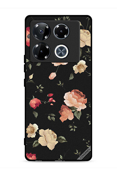 Covernex غطاء حماية لهاتف Infinix Note 40 Pro Plus 5G بخلفية فنية زهرية