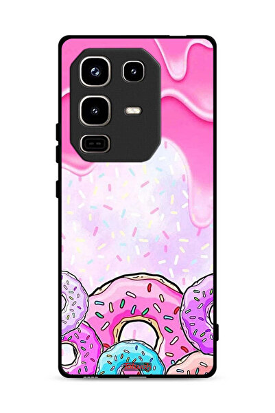 Tolwak Infinix Note 50 Pro 4G Protective Case Cover Donut Colors