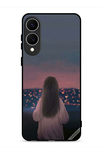 Covernex غطاء حماية لهاتف سامسونج جالكسي S25 إيدج بنقشة فتاة واقفة