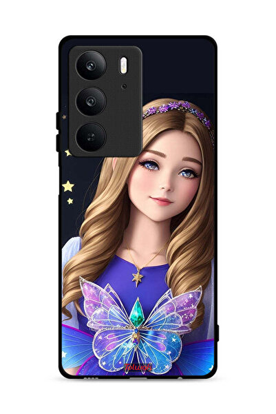 Tolwak غطاء حماية لهاتف Realme C75 4G بنقشة فراشة لطيفة