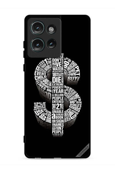 Covernex غطاء حماية لهاتف موتورولا إيدج 50 بطبعة دولار الخط