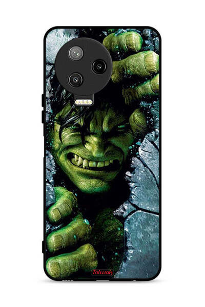 Tolwak غطاء حماية لهاتف Infinix Note 12 Pro 4G بتصميم هالك المذهل