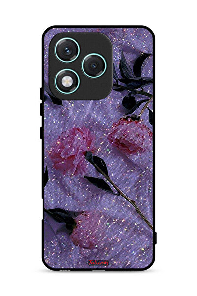 Tolwak غطاء حماية لهاتف Honor 400 Lite بنقشة ورود لامعة