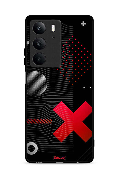 Tolwak غطاء حماية لهاتف Realme C75 4G بعلامة الصليب
