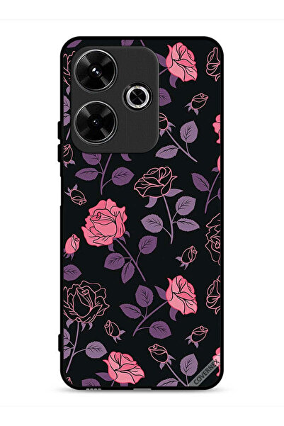 Covernex غطاء حماية لهاتف شاومي ريدمي 13 4G، زهور قوطية باستيل