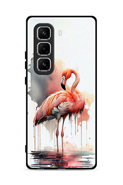 Tolwak غطاء حماية لهاتف Infinix Hot 50 Pro 4G برسومات ألوان مائية استوائية