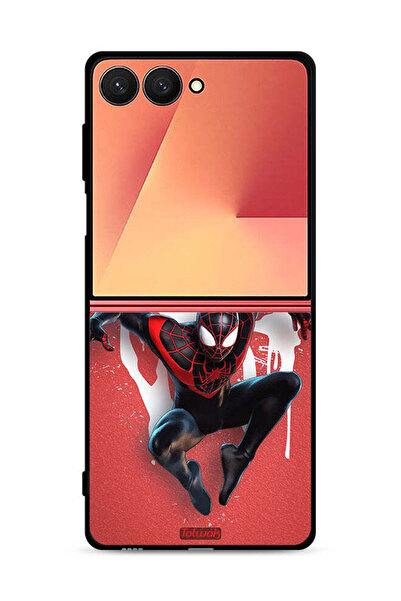 Tolwak غطاء حماية بتصميم سبايدرمان من سامسونج جالكسي زد فليب 7