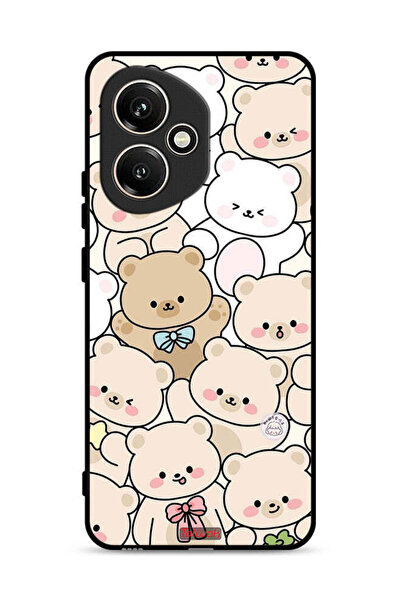 Tolwak غطاء حماية لهاتف Honor 400 بنقشة دببة