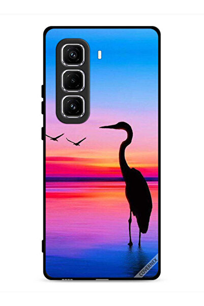 Covernex غطاء حماية لهاتف Infinix Hot 50 Pro 4G بطبعة ثورن آند بيرد