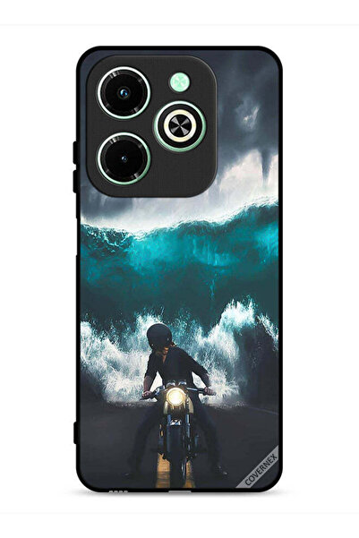 Covernex غطاء حماية لهاتف Infinix Hot 40i 4G برسومات موجة مائية