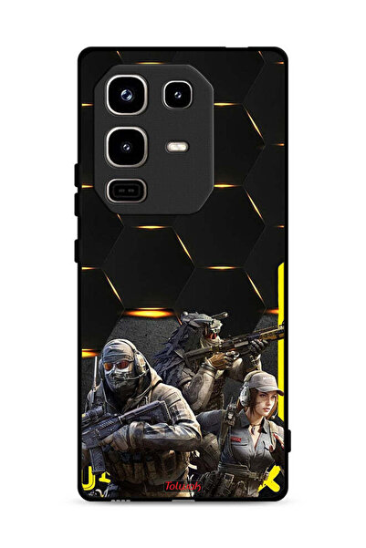 Tolwak غطاء حماية لهاتف Infinix Note 50 Pro 4G بخلفية Cyberpunk