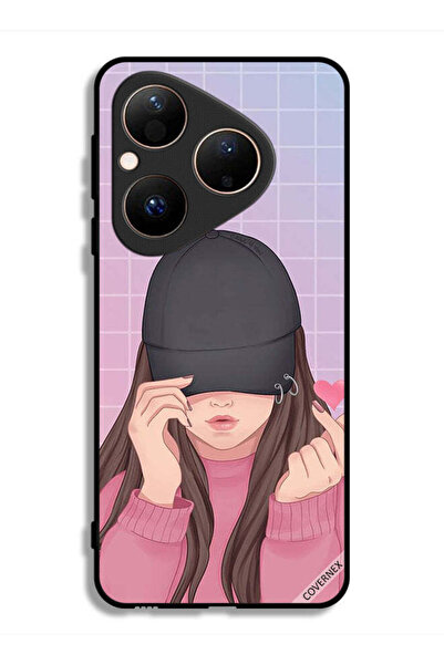 Covernex غطاء حماية هواوي بيورا 80 بطبعة قبعة سناب لوف جيرل