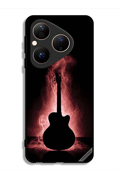 Covernex غطاء حماية لهاتف هواوي بيورا 80 بتصميم انعكاس الجيتار