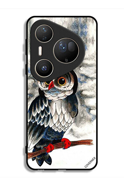 Covernex غطاء حماية فائق لهاتف هواوي بيورا 80 برسومات بومة