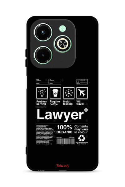 Tolwak غطاء حماية لهاتف Infinix Hot 40i 4G بملصق محامٍ