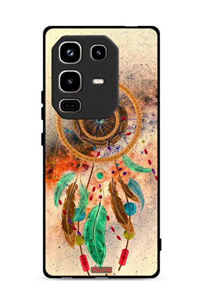 Tolwak غطاء حماية لهاتف Infinix Note 50 Pro 4G بنقشة ريش ماندالا معلق