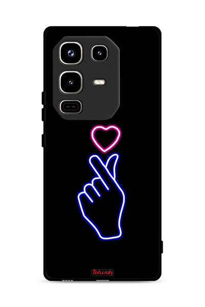 Tolwak غطاء حماية لهاتف Infinix Note 50 Pro 4G بنقشة قلب سناب