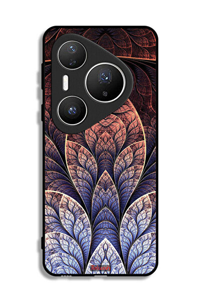 Tolwak غطاء حماية لهاتف هواوي بيورا 80 برو بلس بتصميم زهور فركتال تجريدية