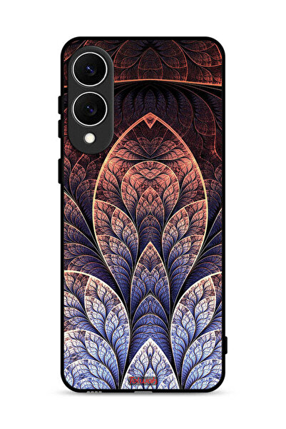 Tolwak غطاء حماية لهاتف Samsung Galaxy S25 Edge بتصميم زهور كسورية تجريدية