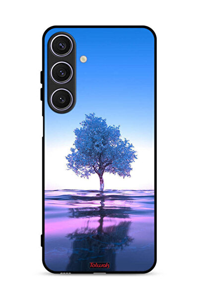 Tolwak غطاء حماية لهاتف Samsung Galaxy A26 بتصميم شجرة نيون وانعكاس جسم مائي ...