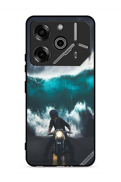 Covernex غطاء حماية لهاتف تكنو بوفا 6 برو 5G برسومات موجة مائية