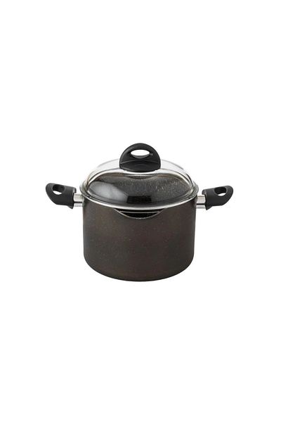 TVS TVS Italian Granite Pasta Pot with High Quality Glass Lid