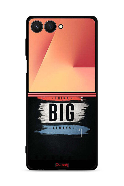 Tolwak غطاء حماية لهاتف Samsung Galaxy Z Flip7 - فكر دائمًا بشكل كبير