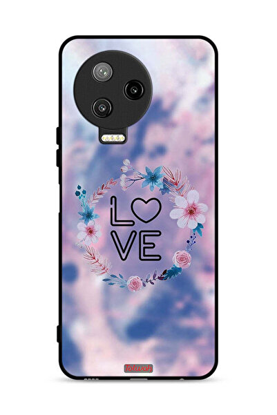 Tolwak غطاء حماية لهاتف Infinix Note 12 Pro 4G بنقشة خاتم الحب والزهور