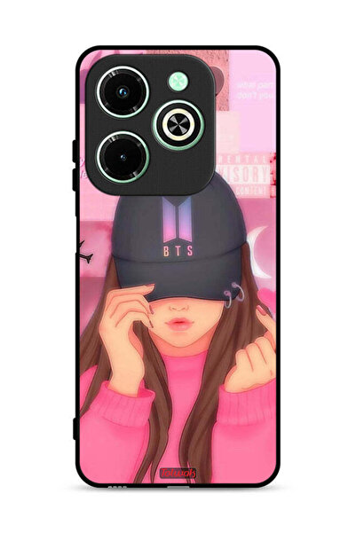 Tolwak غطاء حماية لهاتف Infinix Hot 40i 4G بطبعة فتاة سناب